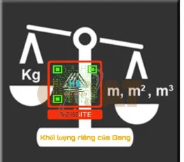 Khối lượng riêng của Gang là bao nhiêu